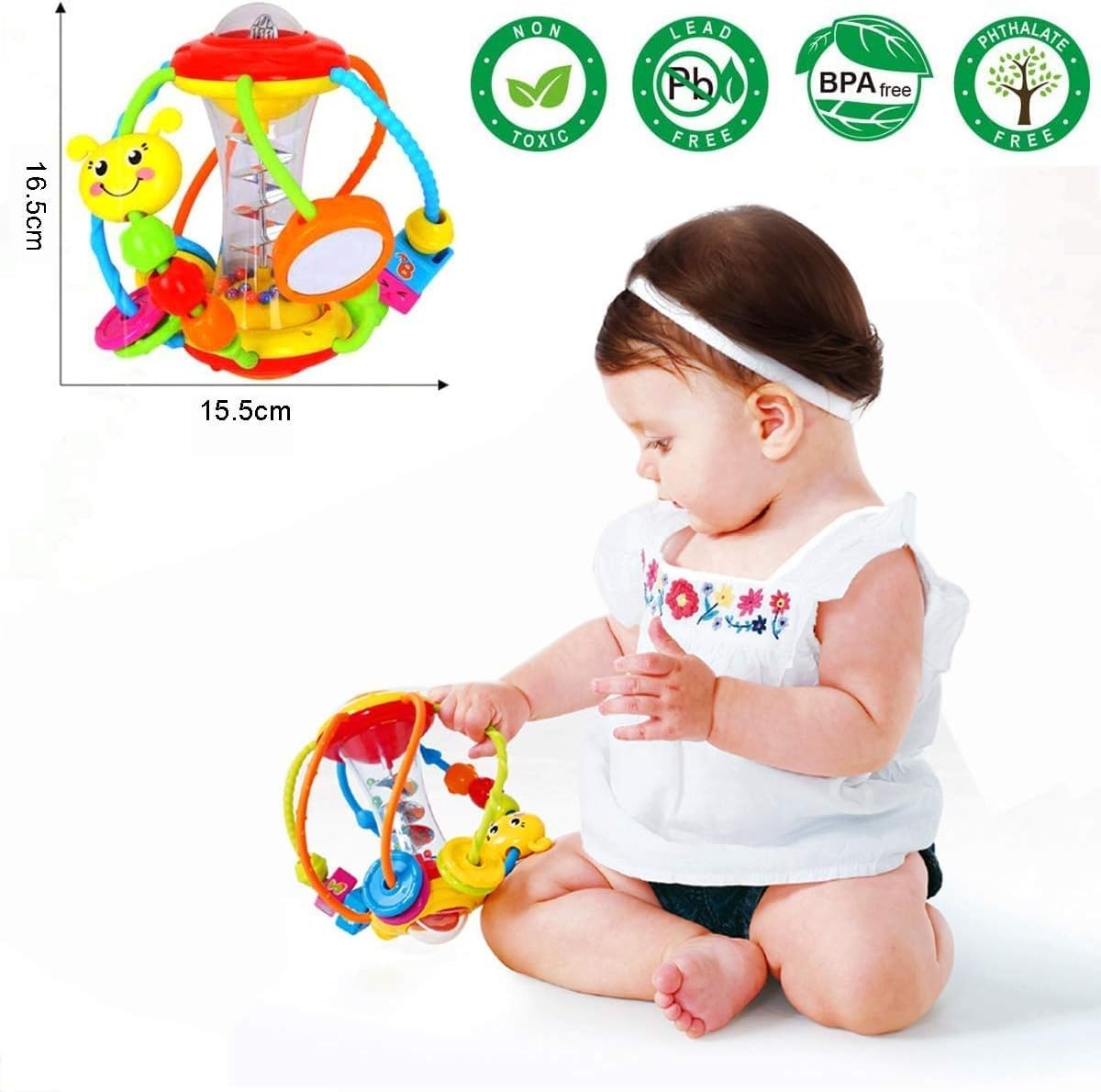 Hola Toddlers World Activity Ball, Age 3m+