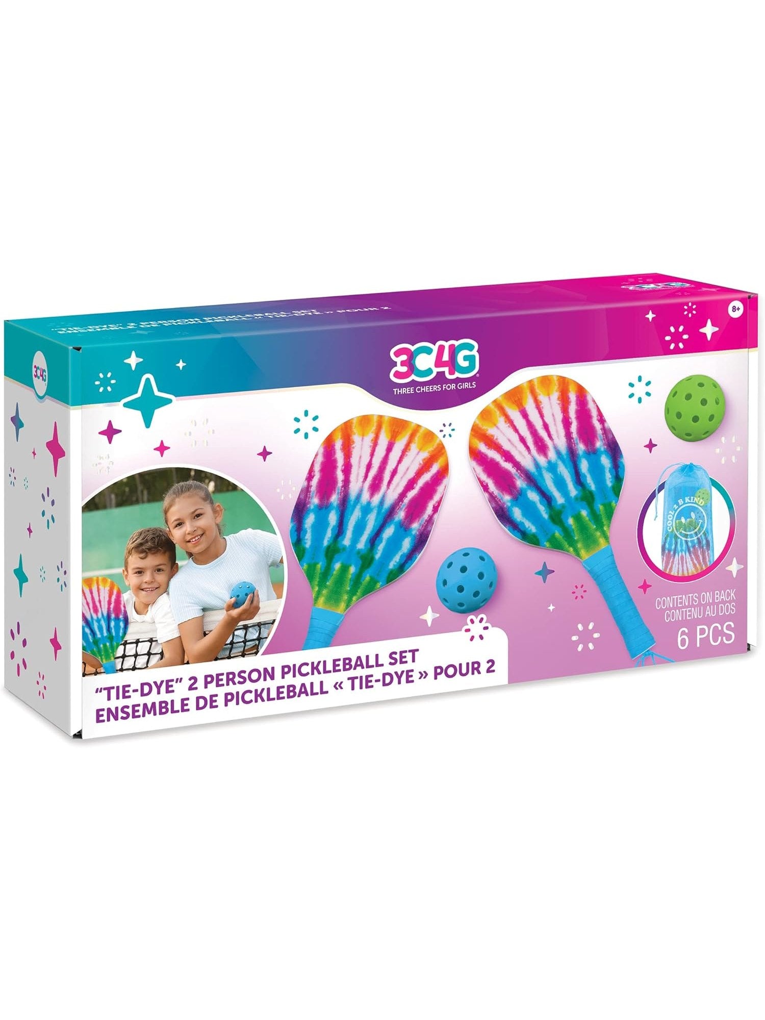 3C4G "Adventure Fun" 2 Person Pickleball Set