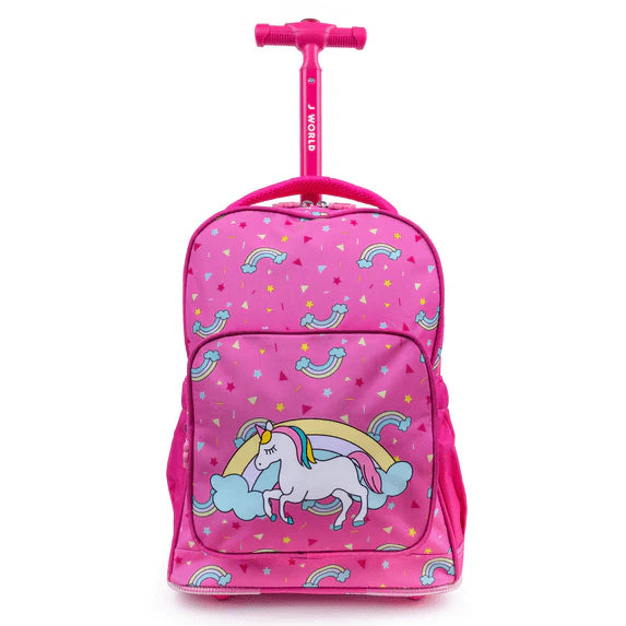 Jworld Sparkle unicorn  15" Rolling Backpack