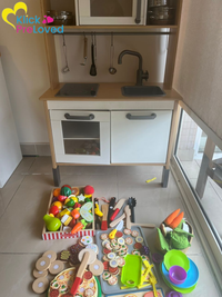 Preloved IKEA Duktig  Play Kitchen with Accessories (Gently Used)