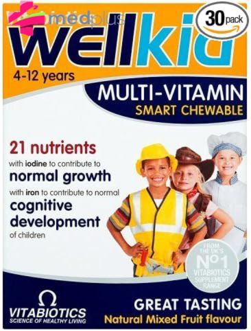 WELLKID MULTI-VIT (SMART CHEW) * 30 TABS