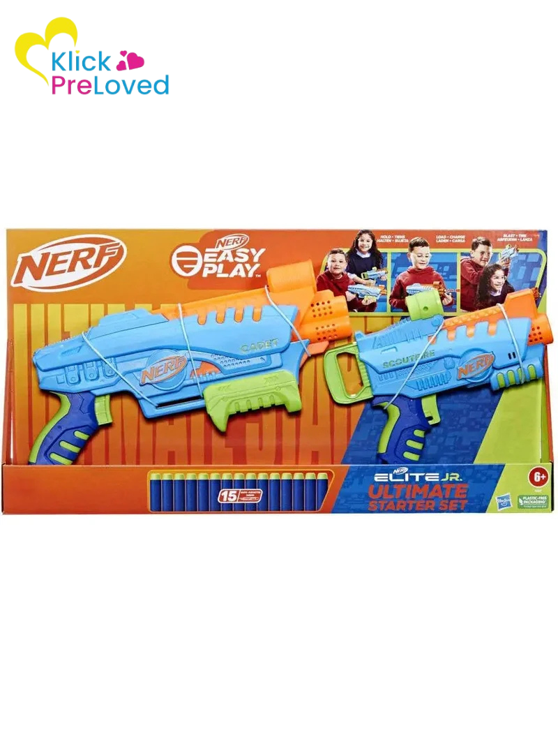 Preloved NERF Elite Jnr Ultimate Starter Set 6+ (Brand New)