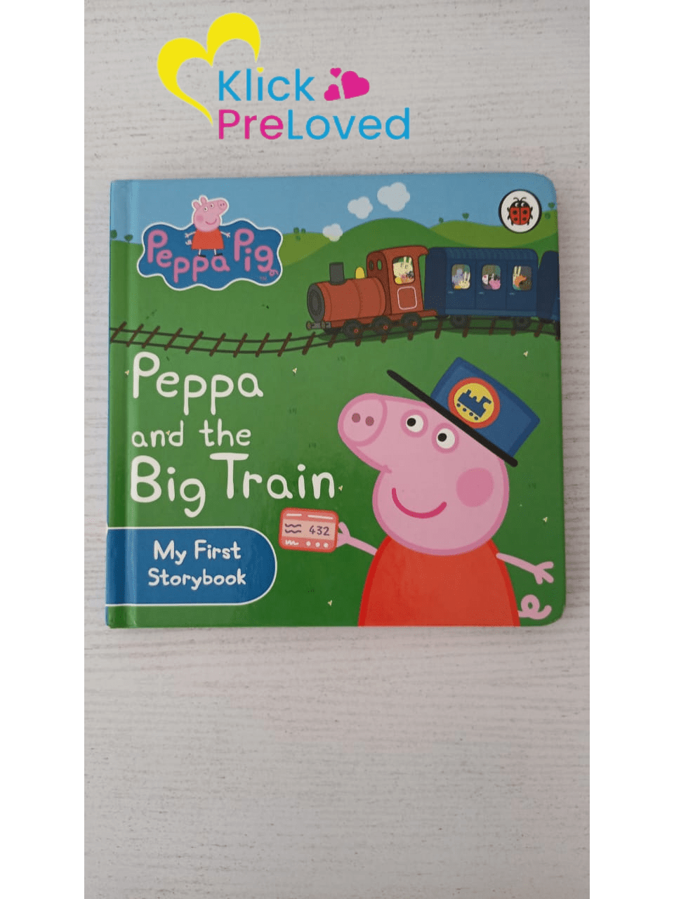 Preloved Peppa Pig: Peppa and the Big Train: My First Storybook:Gently Used
