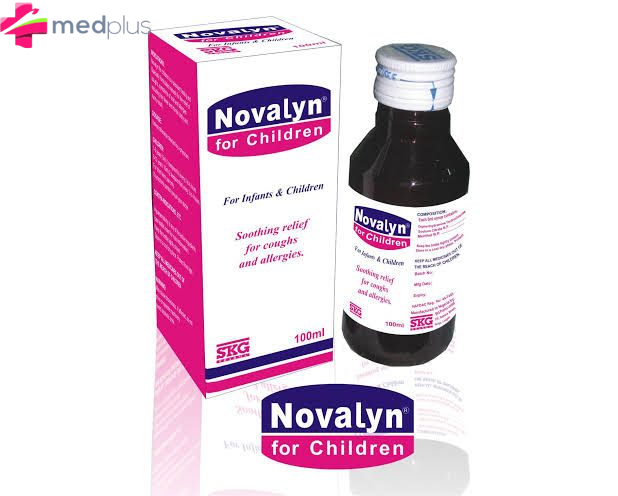 NOVALYN DRY COUGH SYRUP CHILDREN 2+100ML