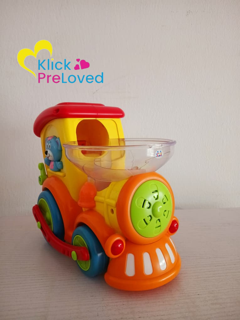 Preloved Drop and Go Train Baby Toy:Gently Used