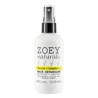 Zoey Naturals Vanilla Grapefruit Hair Detangler- 118ml