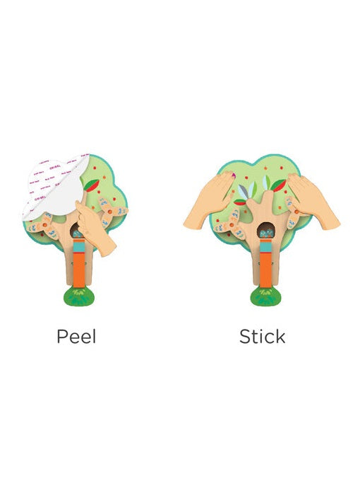Oribel VertiPlay Wall Toy: Busy Woodpecker