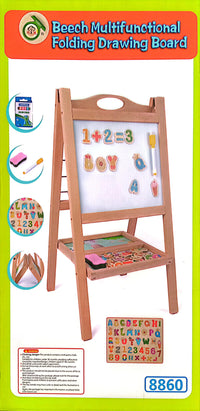 Beech Multifunctional Folding Drawing Board for ages 36months+