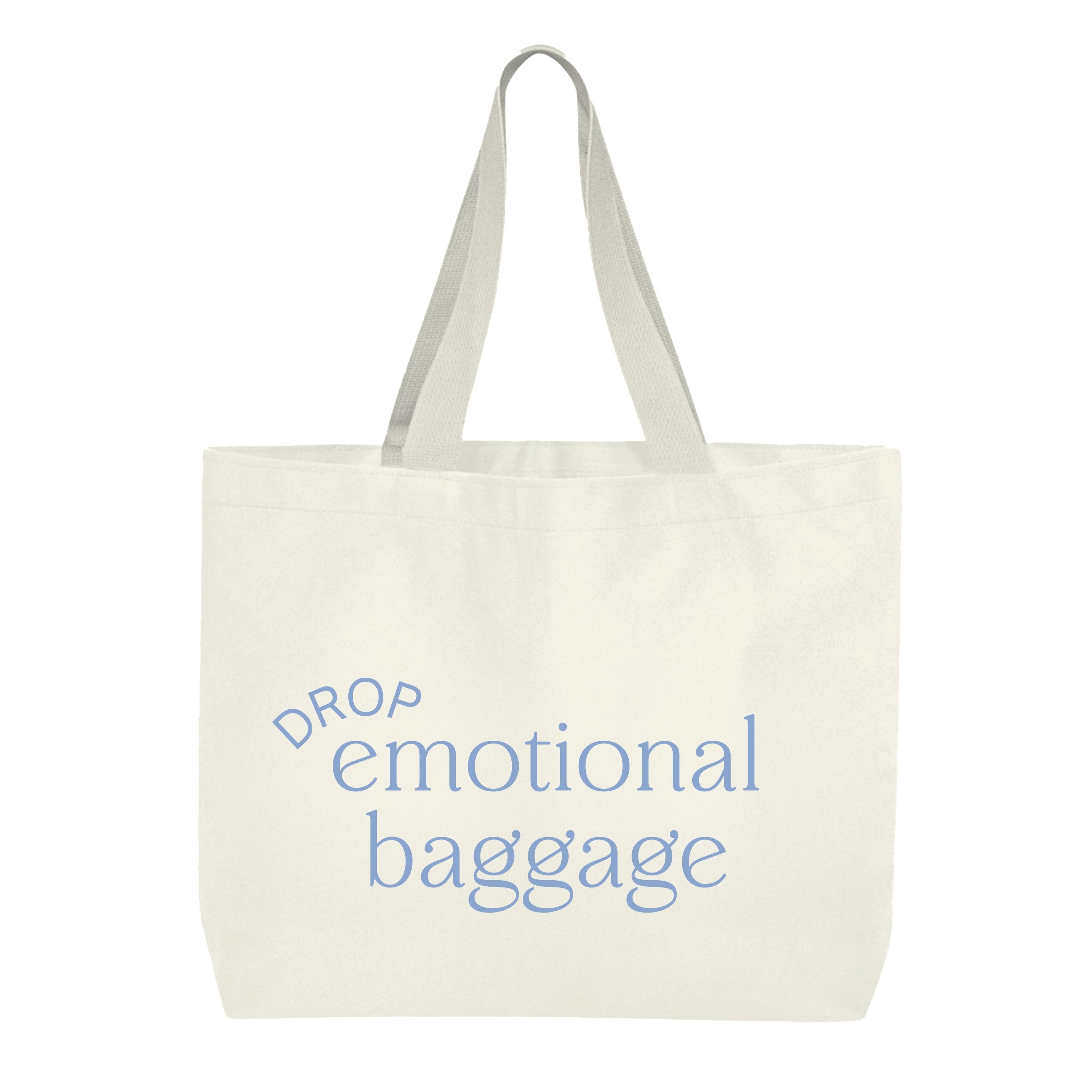 ZenMomTribe 'Drop Emotional Baggage' Tote Bag