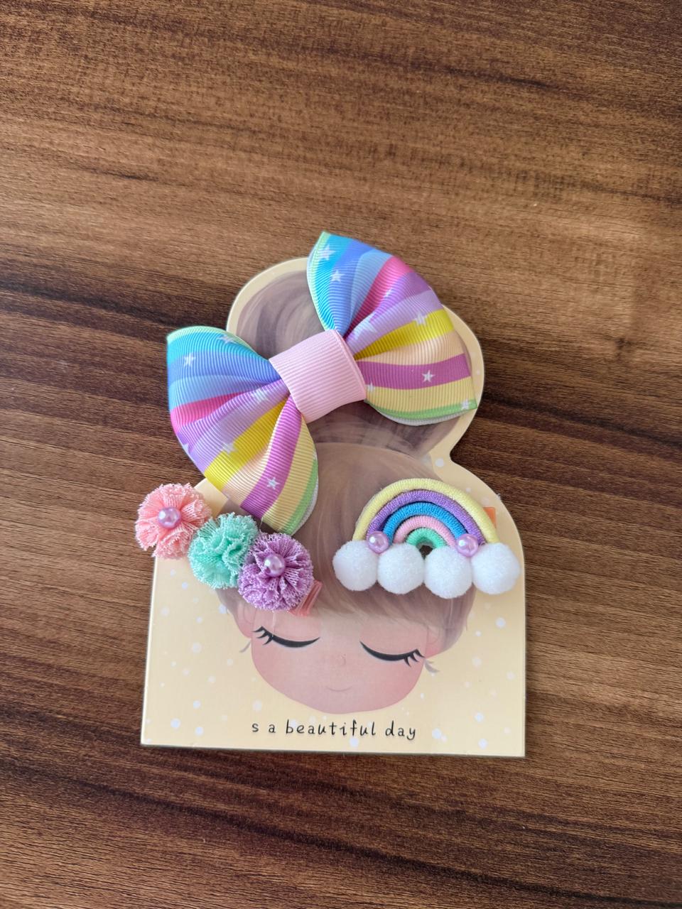 Bantyk Rainbow Hair Clip (Set of 3)
