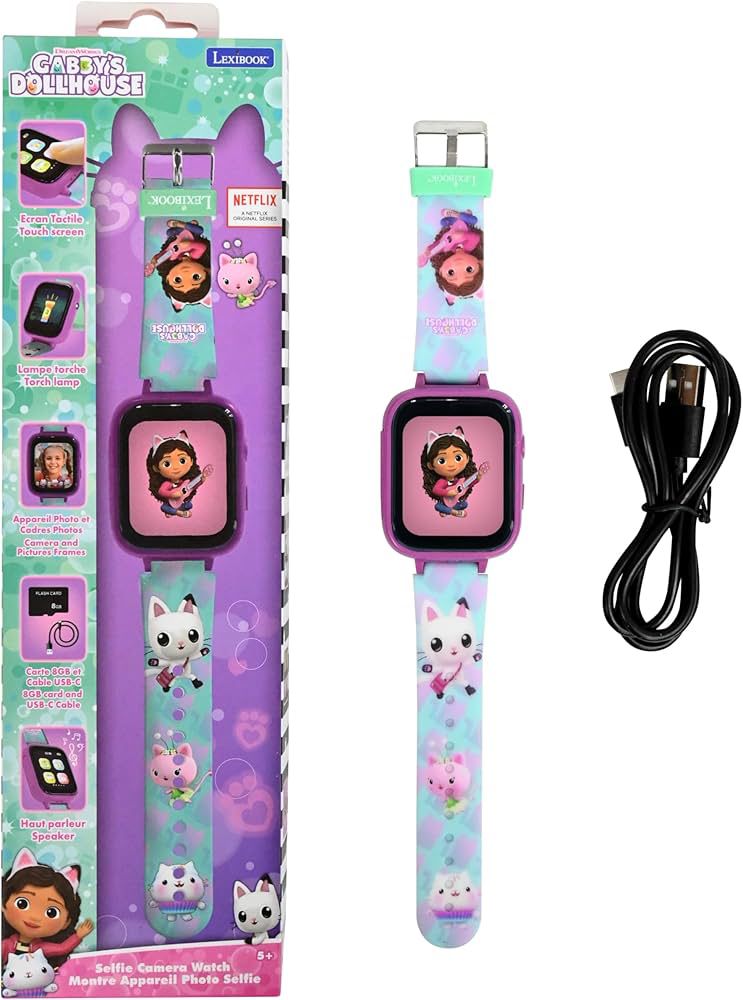 LexiBook Gabby's Dollhouse Selfie Camera Watch