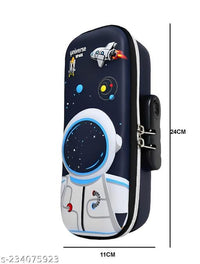 Astronaut Waterproof Sidelock Stationery Purse