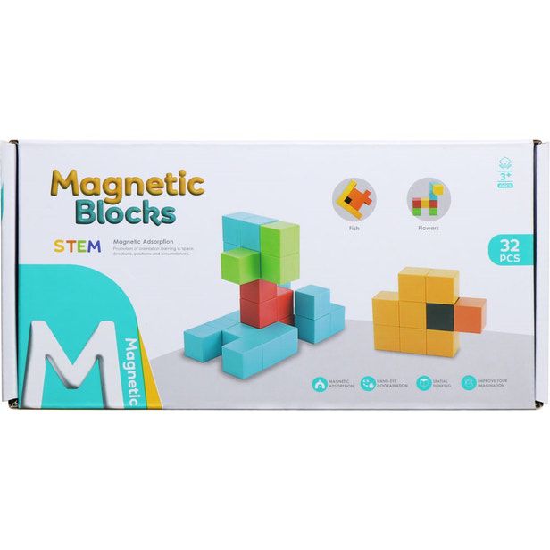 Magnetic Building Blocks, Age 3+