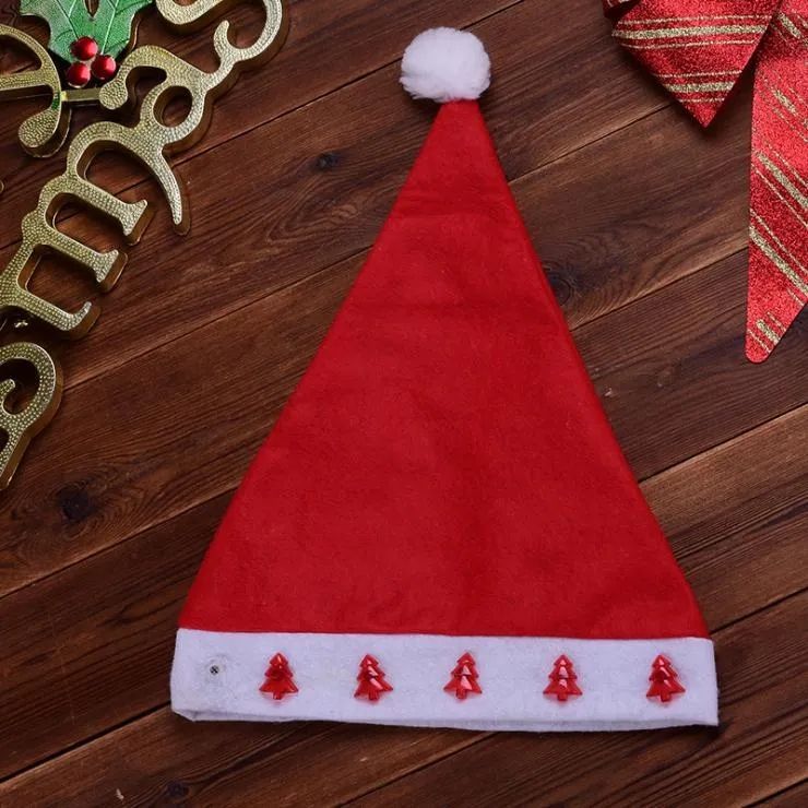 Christmas Light Hat with Tree Design for Kids
