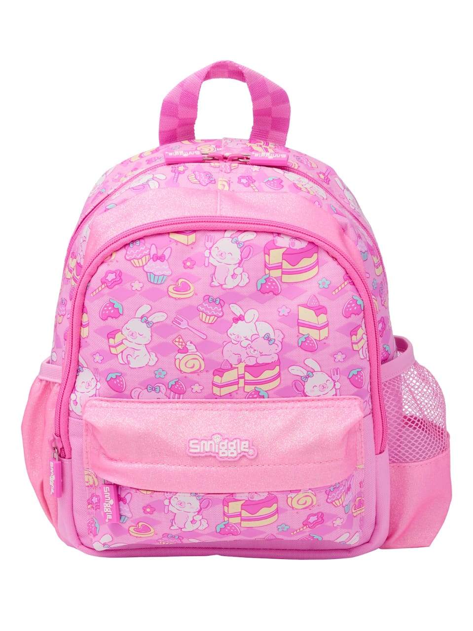Smiggle Pink Bunny Teeny Tiny backpack - 10'