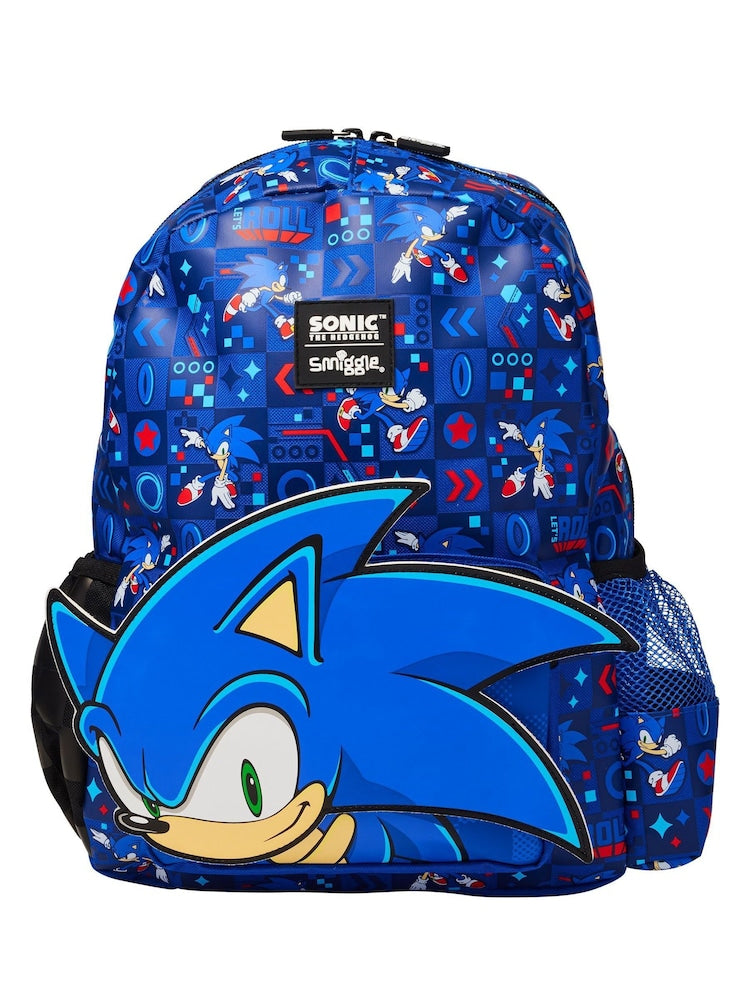 Smiggle Sonic The Hedgehog Backpack 14"