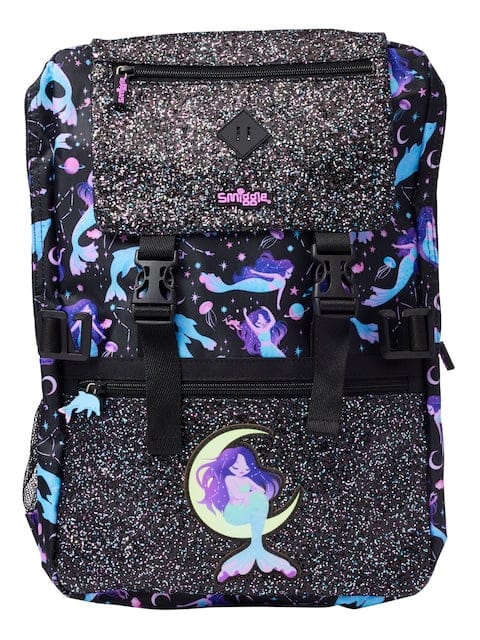 Smiggle Mermaid Attach Fold Over Bag 16"