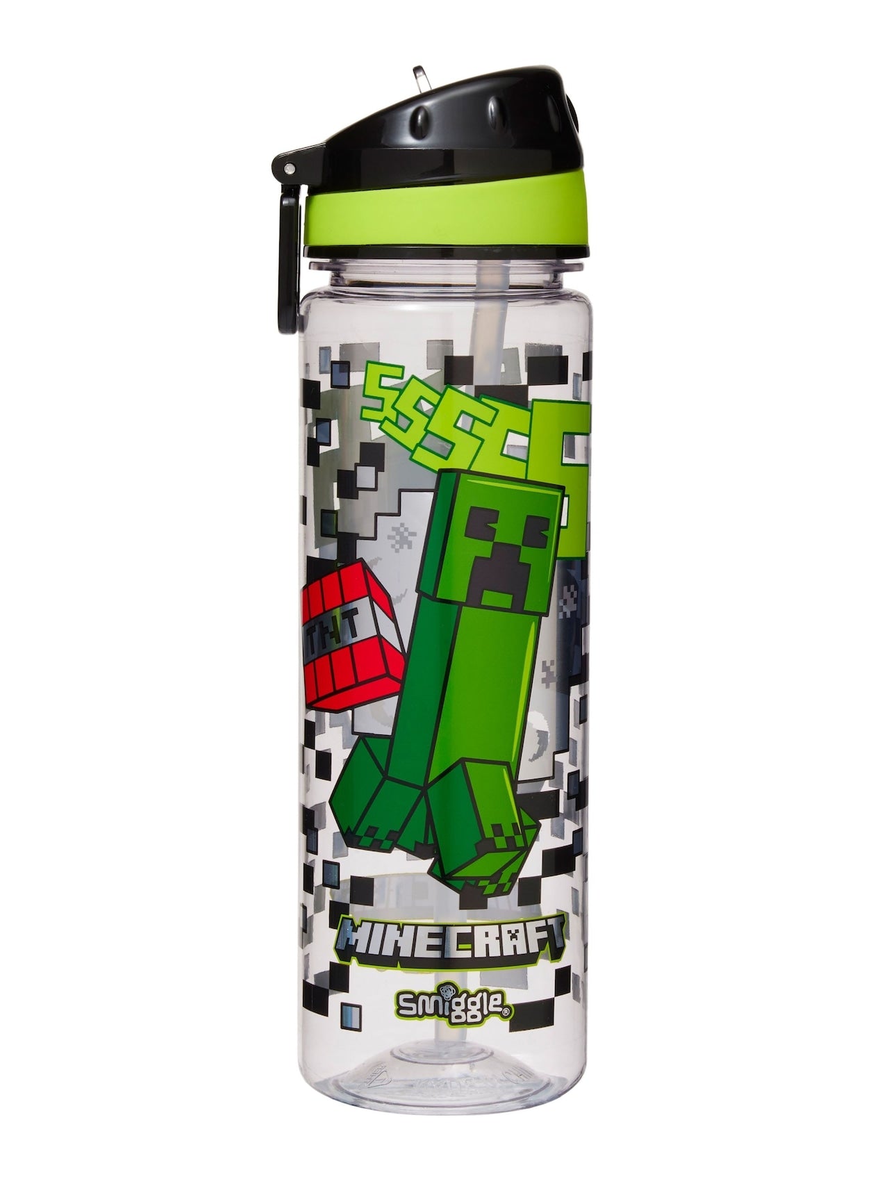 Smiggle Minecraft  Drink Up Water Bottle - 650ml