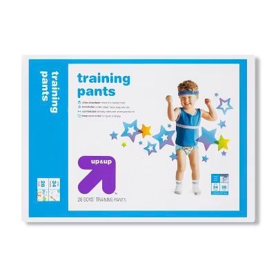 Up & Up Boys' Training Pants Jumbo Pack (2T-3T )-  28pcs