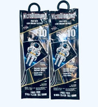 MicroDiamond Nylon Kite 10-Inch-Tall with Handle Line and QuikClip