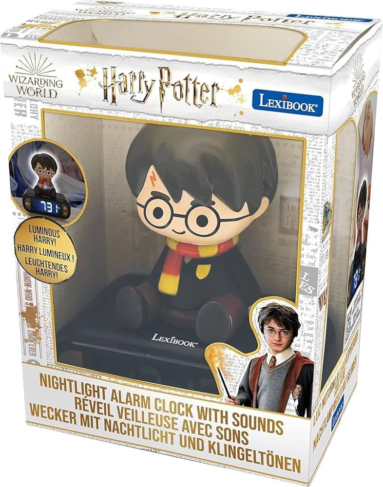 LexiBook Stitch Alarm Clock with Sounds and Melodies - Harry Potter