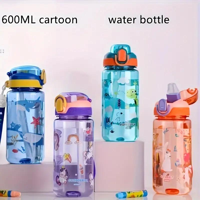 Kids Sippy Water Bottles – 600 ml (available in 4 colors)