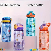 Kids Sippy Water Bottles – 600 ml (available in 4 colors)
