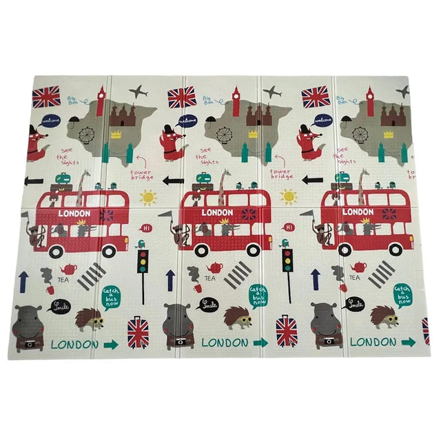 Kids Play Mat Double Sided - London/Baby