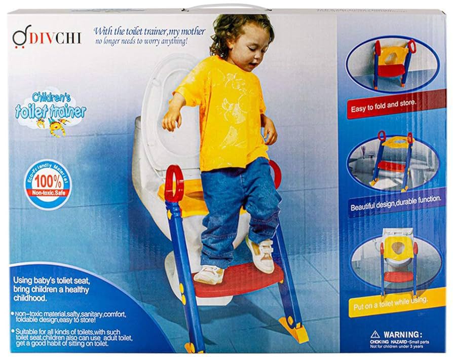 Baby Potty Training Seat with Step Stool Ladder
