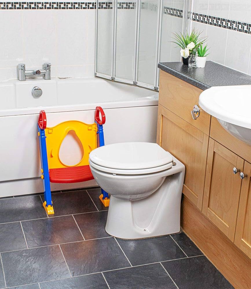 Baby Potty Training Seat with Step Stool Ladder