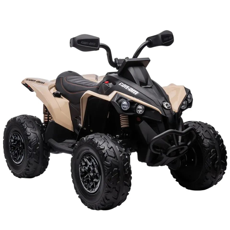 Can Am Renegade ATV Ride-On Quad Bike 12V - Khaki