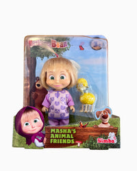 Masha with Her Animal Friends