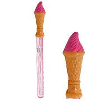 Bubble Wand with Fun Ice Cream Handle - 15inches (Available in 4 Colors)