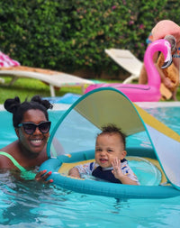 Preloved Edwekin Swimming Float with Removable Sun Canopy ( Gently Used)