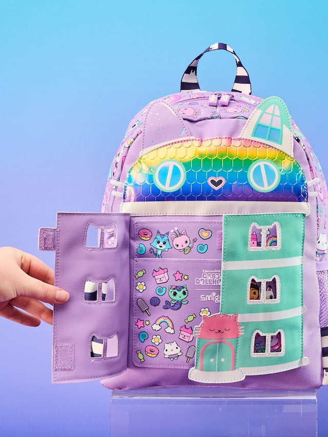 Smiggle Gabby's Dollhouse Junior Character Backpack 14 inches