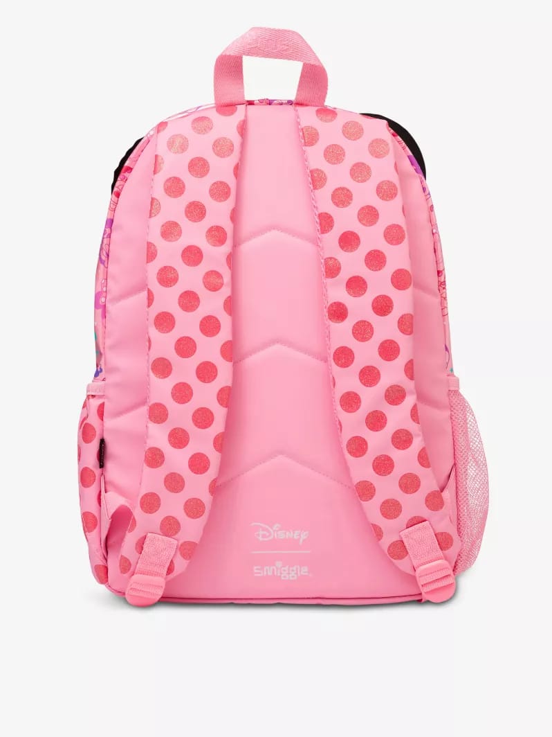 Smiggle Pink  Minnie Mouse Backpack 16"