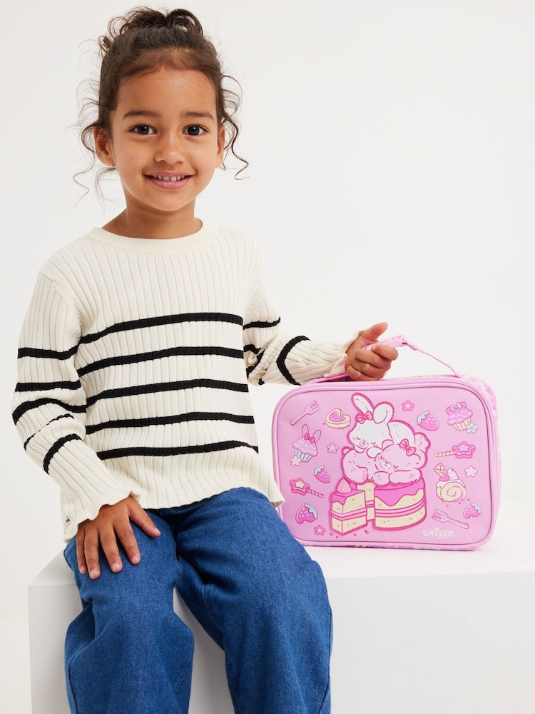 Smiggle Pink Bunny Teeny Tiny Lunch Bag