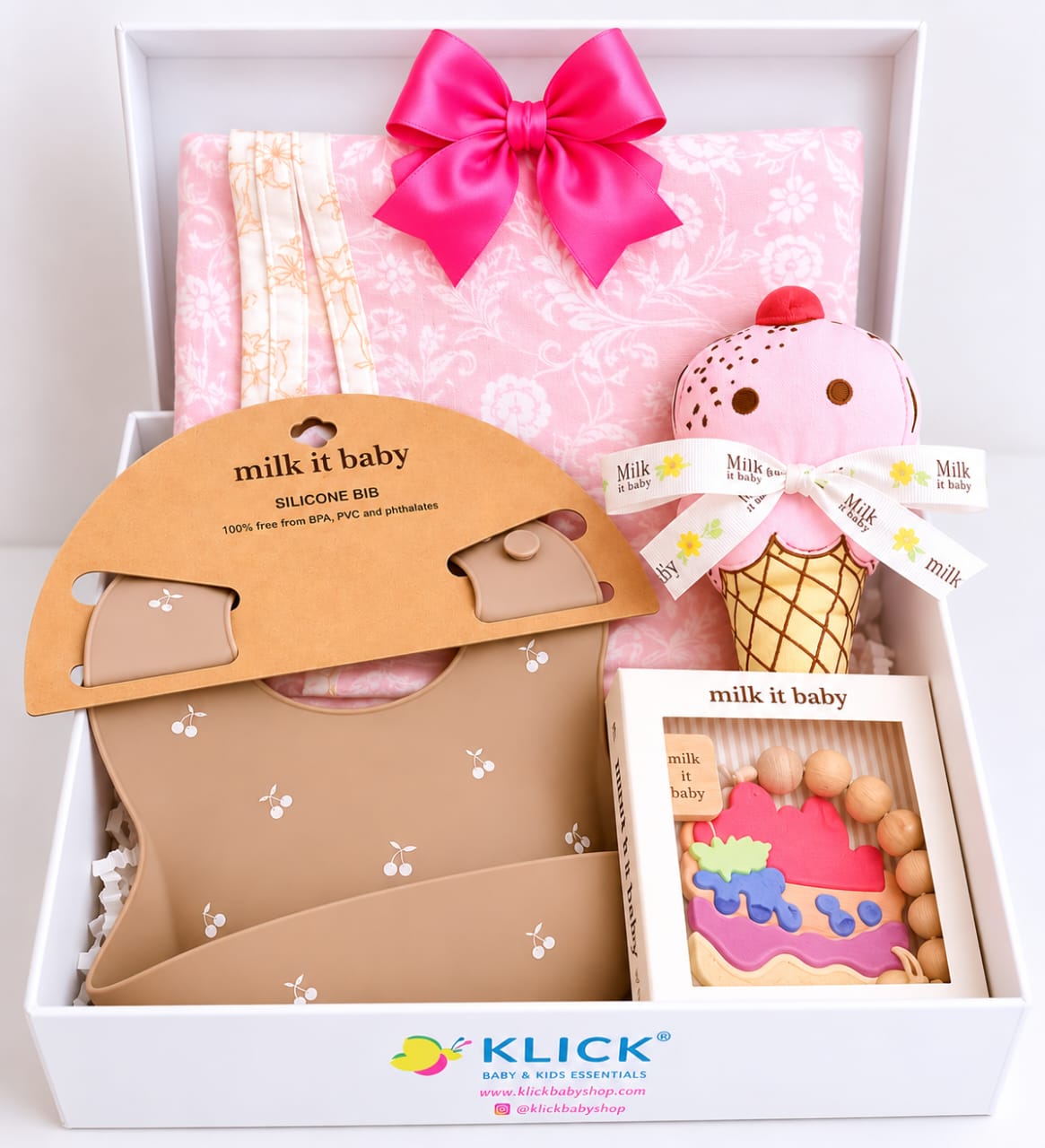 Klick Milk it Baby Hamper Girl