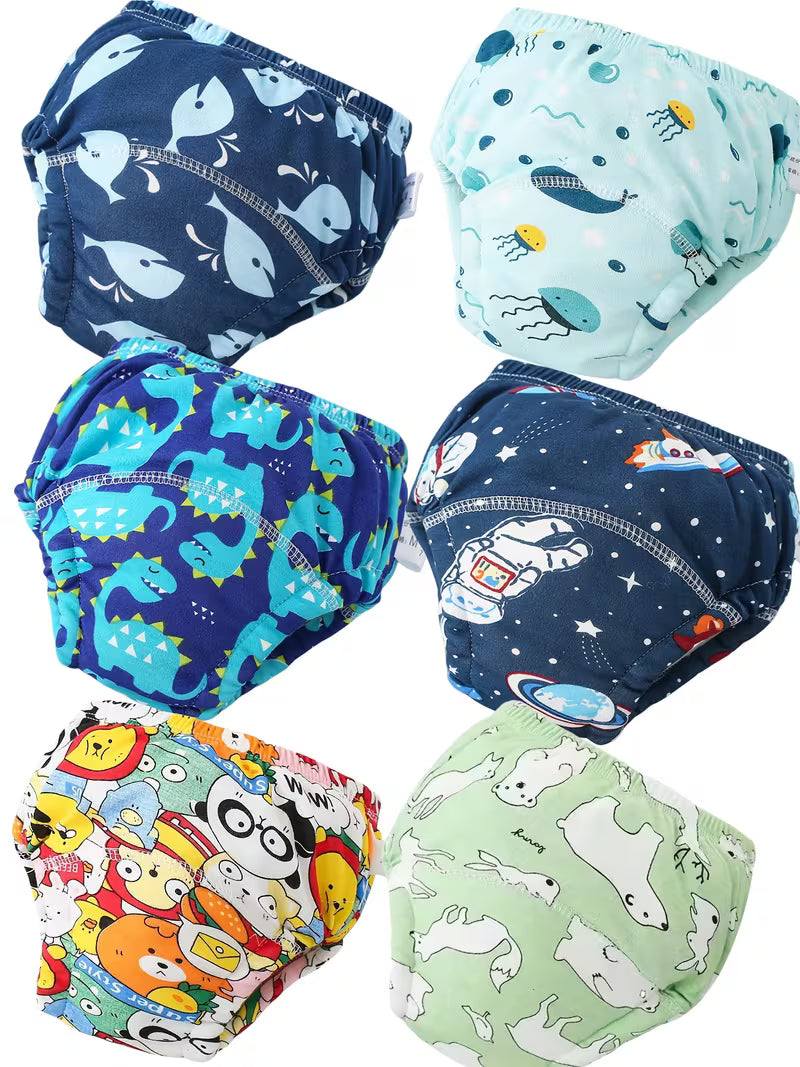 6-Pcs Washable Training Pants (3-4 Years)