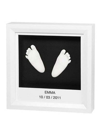 Baby Art Window Sculpture Frame - White