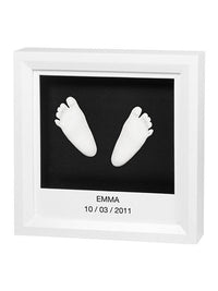 Baby Art Window Sculpture Frame - White