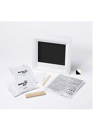 Baby Art Window Sculpture Frame - White