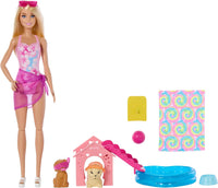 Barbie Puppy Pool Party Toy Playset