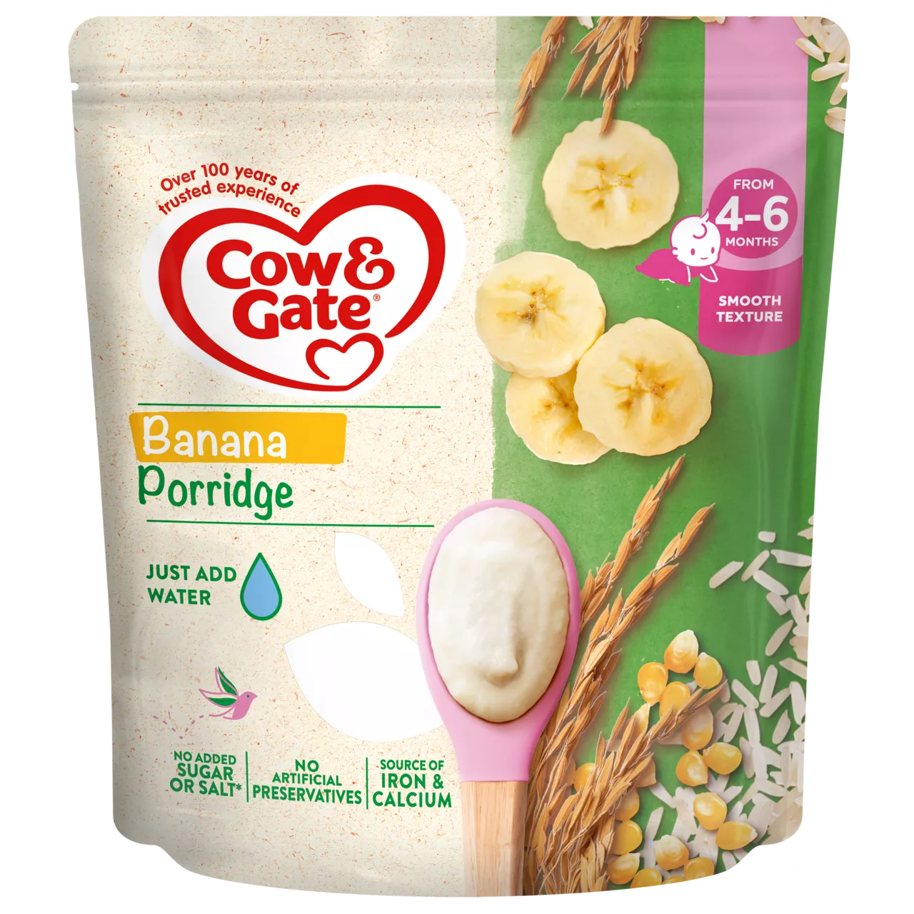 Cow & Gate Banana Porridge Cereal(4-6months) - 125g