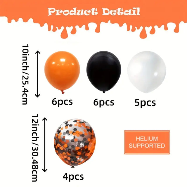 Halloween Balloon Set - 21 pieces