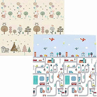 Kids Play Mat Double Sided -Caterfly Cityscape