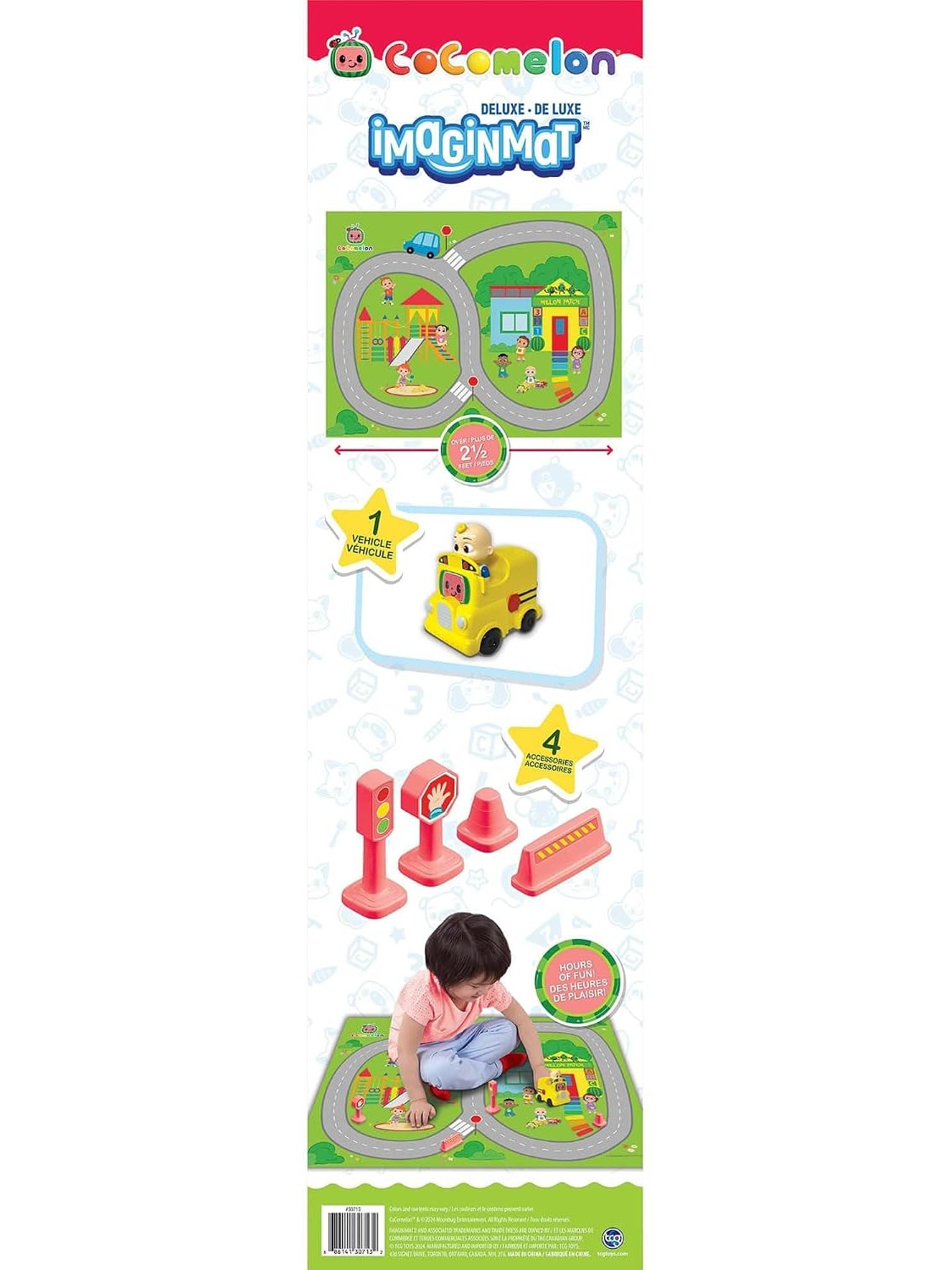 Cocomelon - Floor Playmat & Toy Car