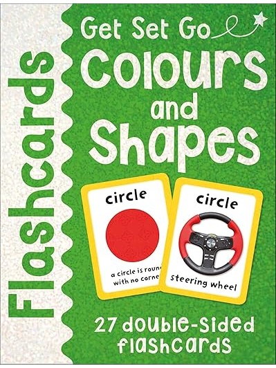Get Set Go Colours and Shapes Flashcards, Age 2-5yrs