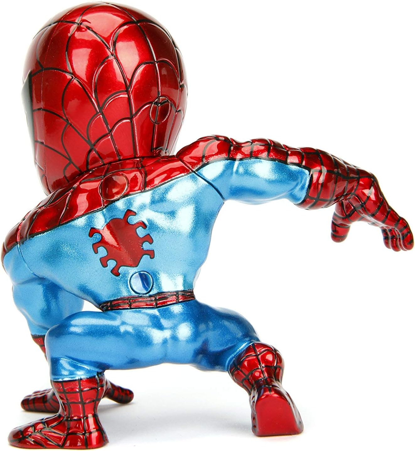 Metals Marvel Classic Spiderman Diecast Collectible Toy Figure, 4"