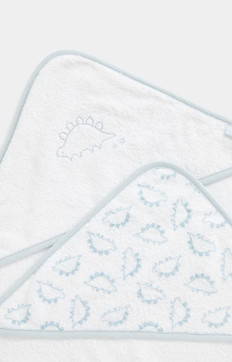 Mothercare Cuddle & Dry Hooded Towel Dino - 3 Pack